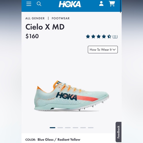 Hoka one one cielo MD spikes main image 3